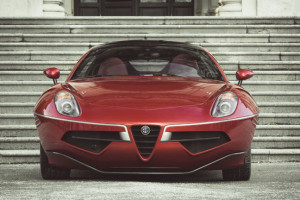 The Alfa Romeo Disco Volante - Front View