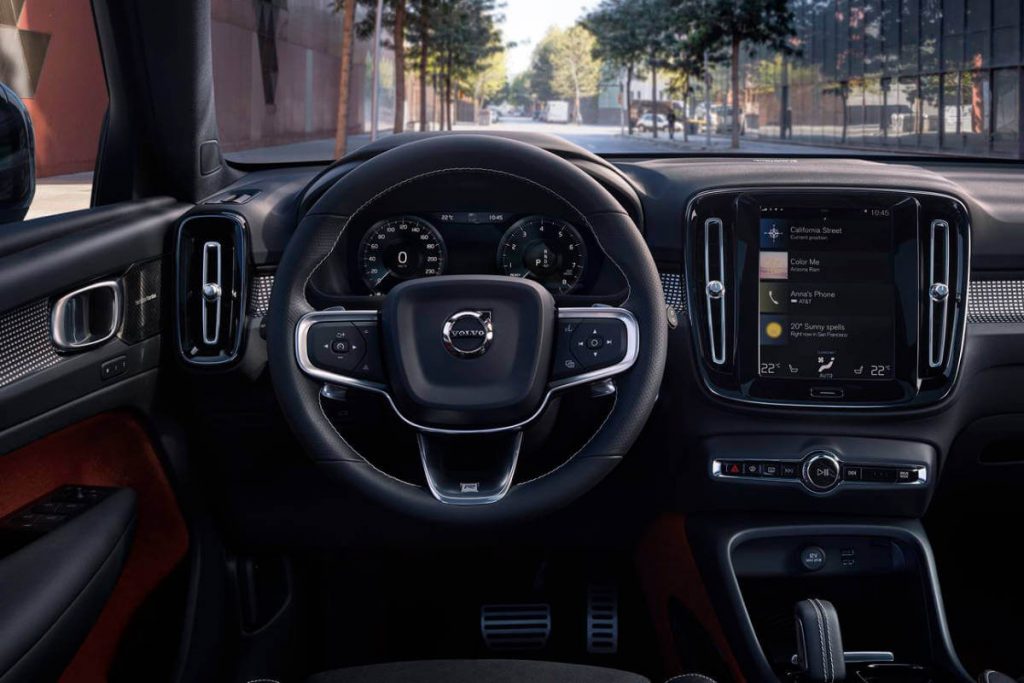 Interior of Hybrid XC40 T5