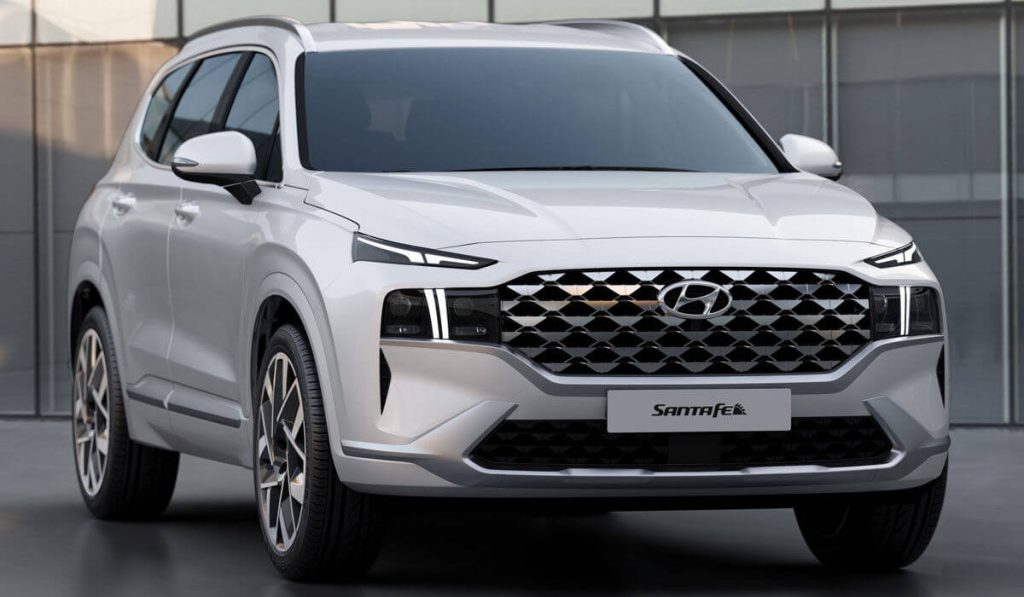 Hyundai Santa FE facelift front