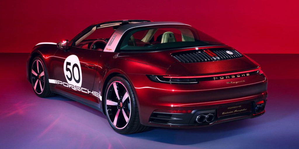 Porsche 911 Targa 4S Heritage Design Edition rear