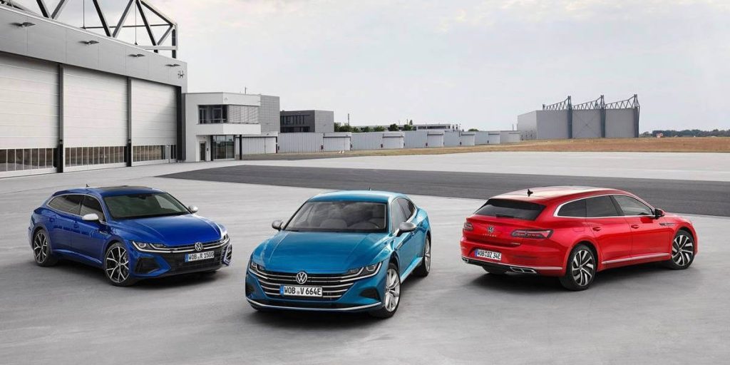 Volkswagen Arteon R 3 colours