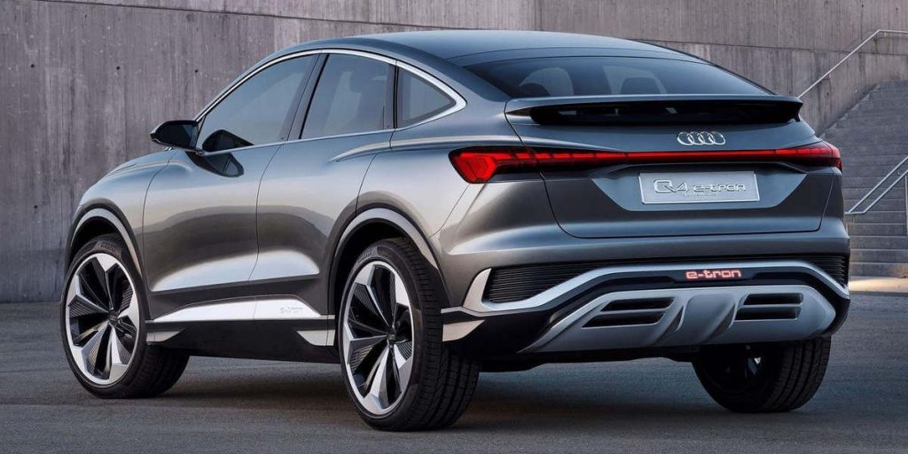 Audi Q4 Sportback e-tron concept back