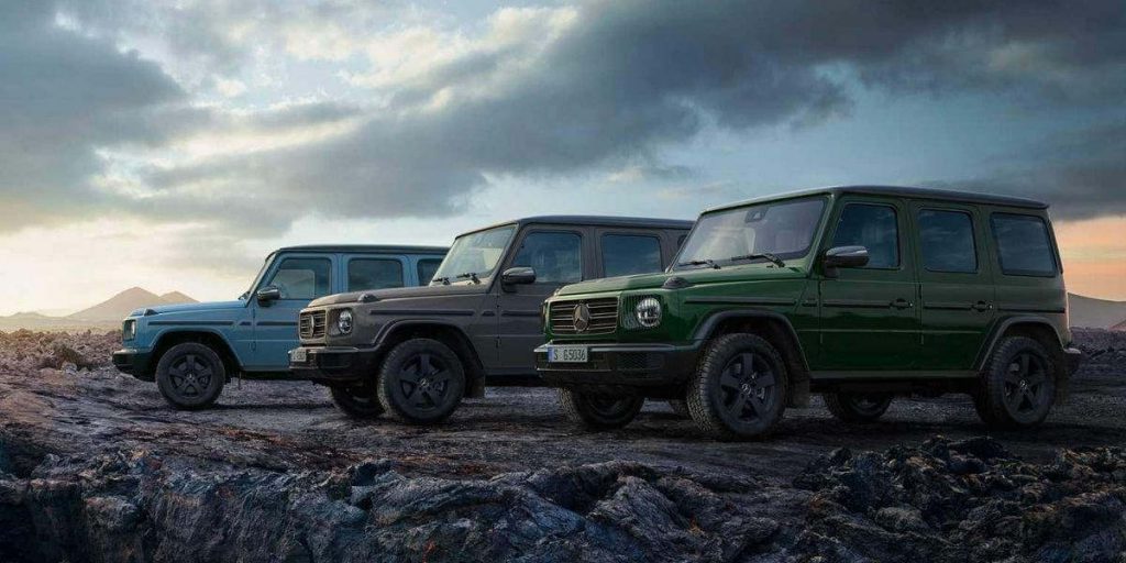 Mercedes update their G-Class front