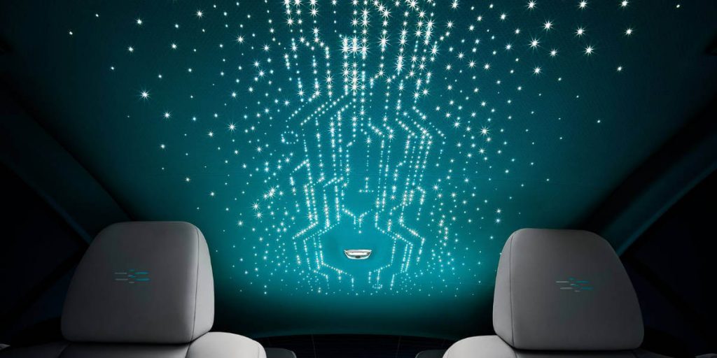 Rolls-Royce Wraith Kryptos ceiling
