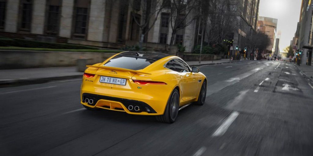 2020 Jaguar F-Type back