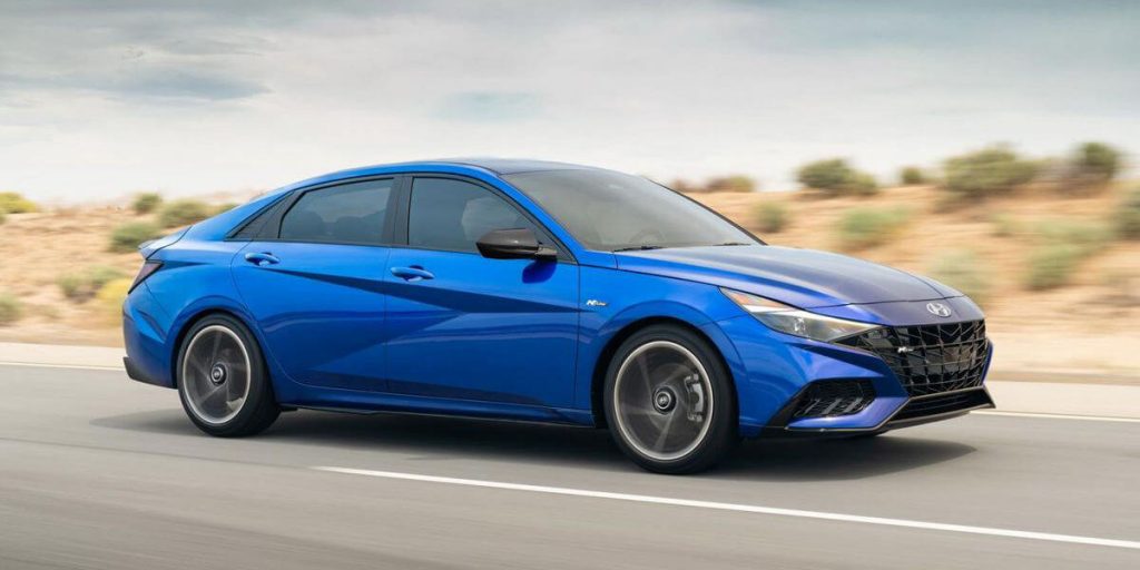 Hyundai Elantra N Line side