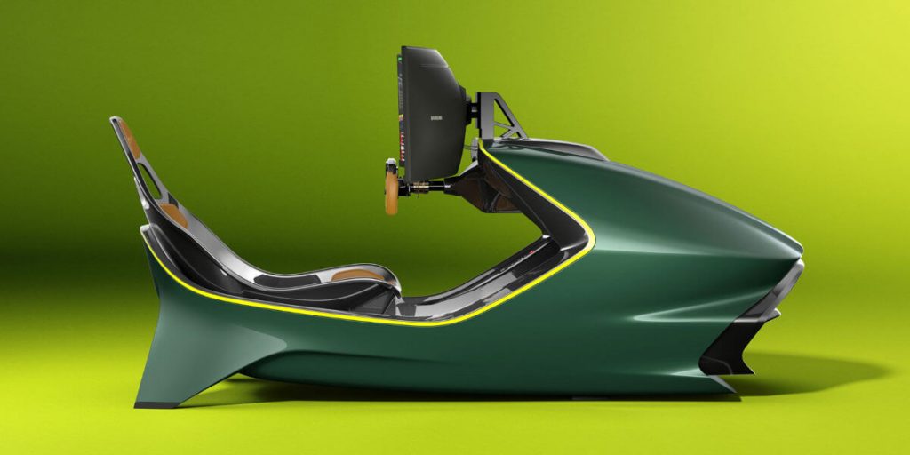 Aston Martin AMR-C01 simulator green