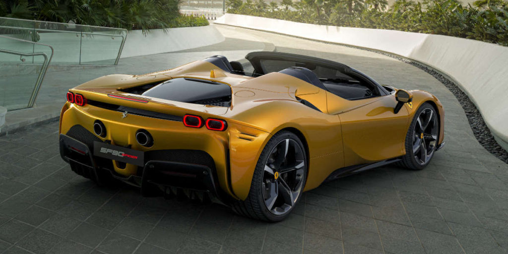 Ferrari SF90 Spider rear