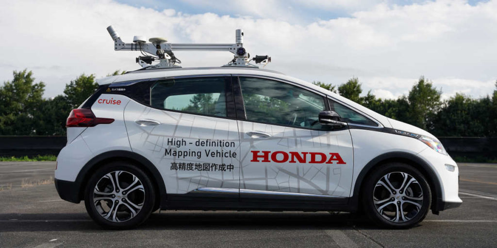 Honda starts testing its autonomous vehicle mobility service in Japan