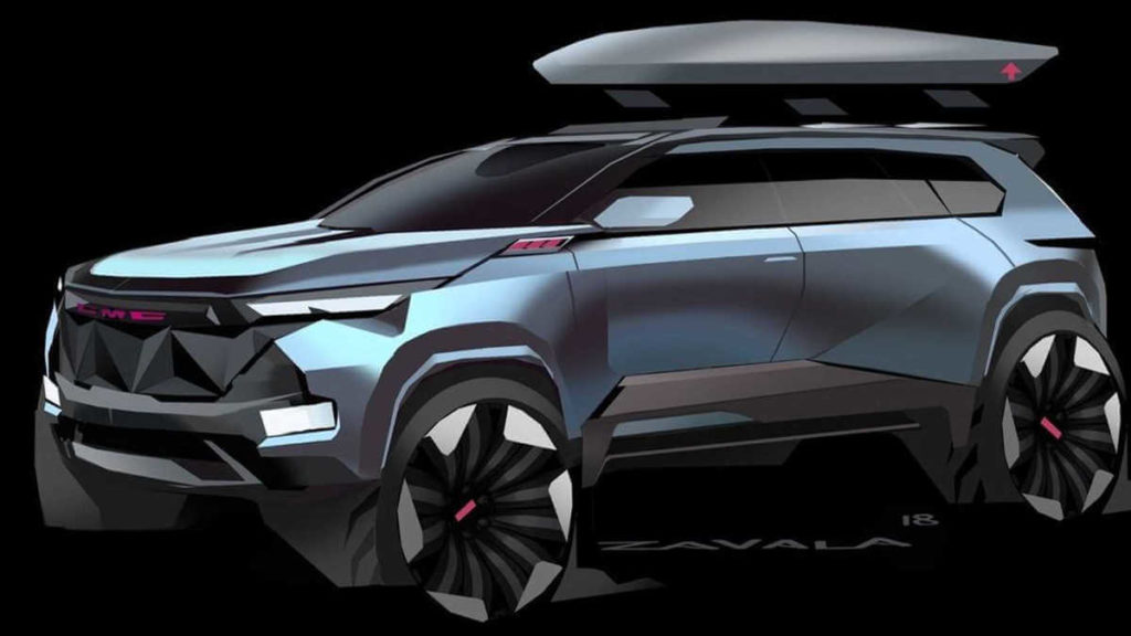 GMC reveals old sketch of Overlanding SUV