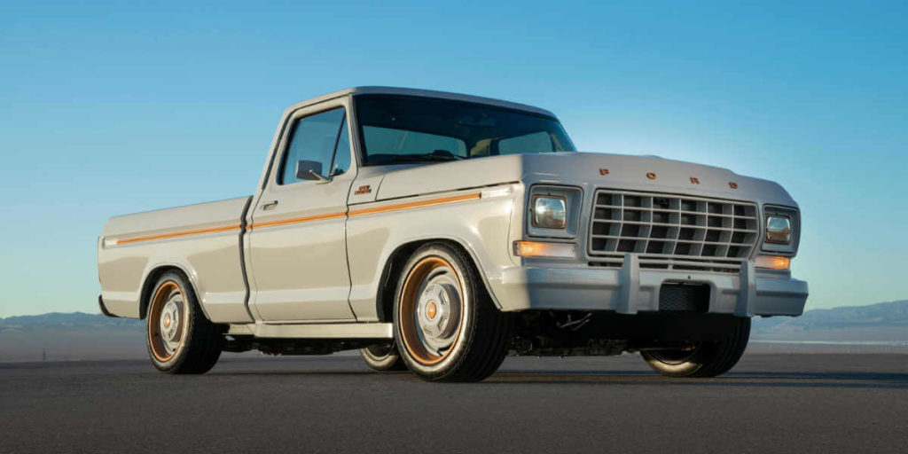 Ford F-100 Eluminator concept and F-150 Lightning