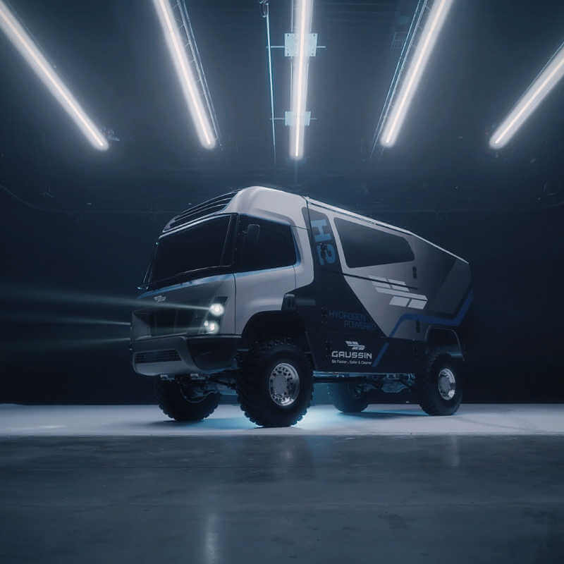 Gaussin Reveals The H2 Hydrogen-electric Racing Truck For Dakar 2022