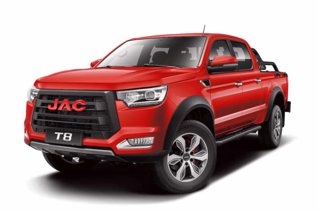 JAC Motors introduces new T8 2.0L TCi double-cab
