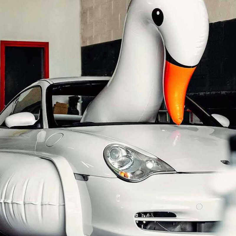 Porsche Built The Swan Art Car