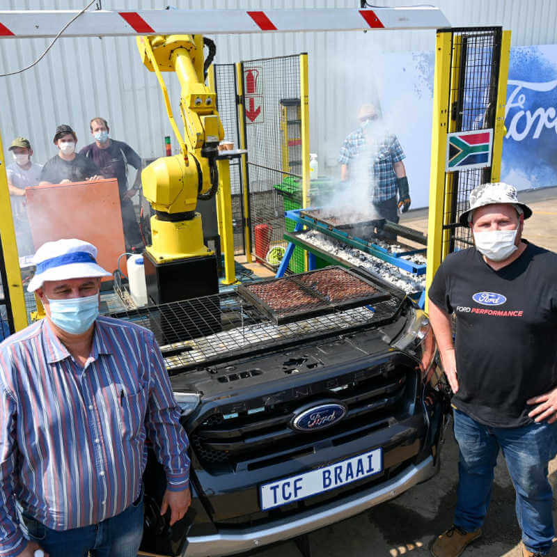 Ford Transforms Manufacturing Robot Into A Braai Legend