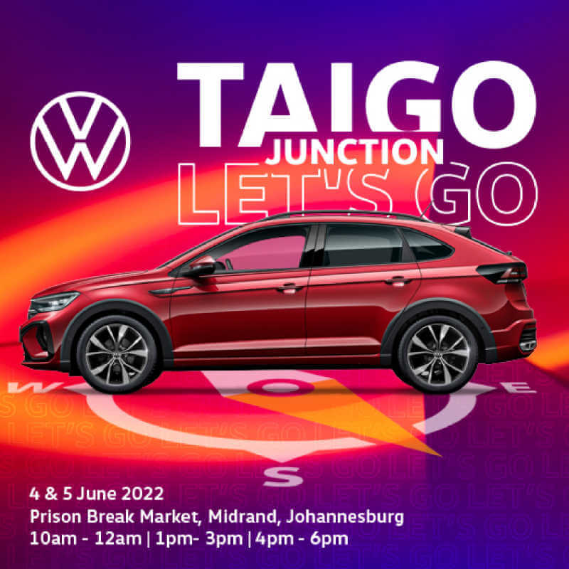 Volkswagen To Celebrate Local Launch Of The New Taigo With A Free Customer Event In Johannesburg