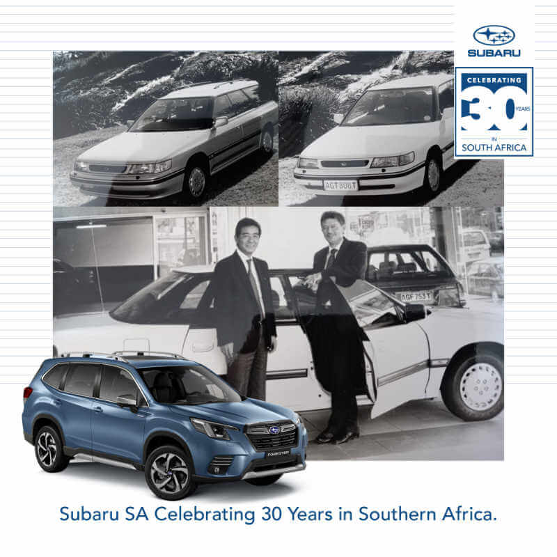 Subaru Southern Africa celebrates its 30th Year