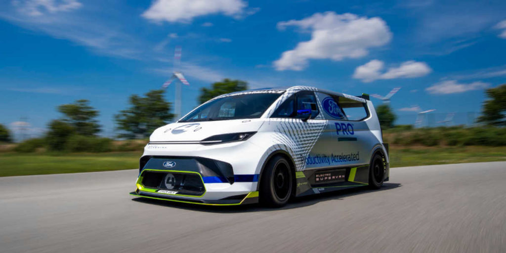 Wild-Styled Ford Pro Electric SuperVan Packs a High-Voltage Punch