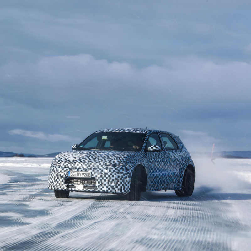 Hyundai Tests IONIQ 5 N EV On Snow And Ice